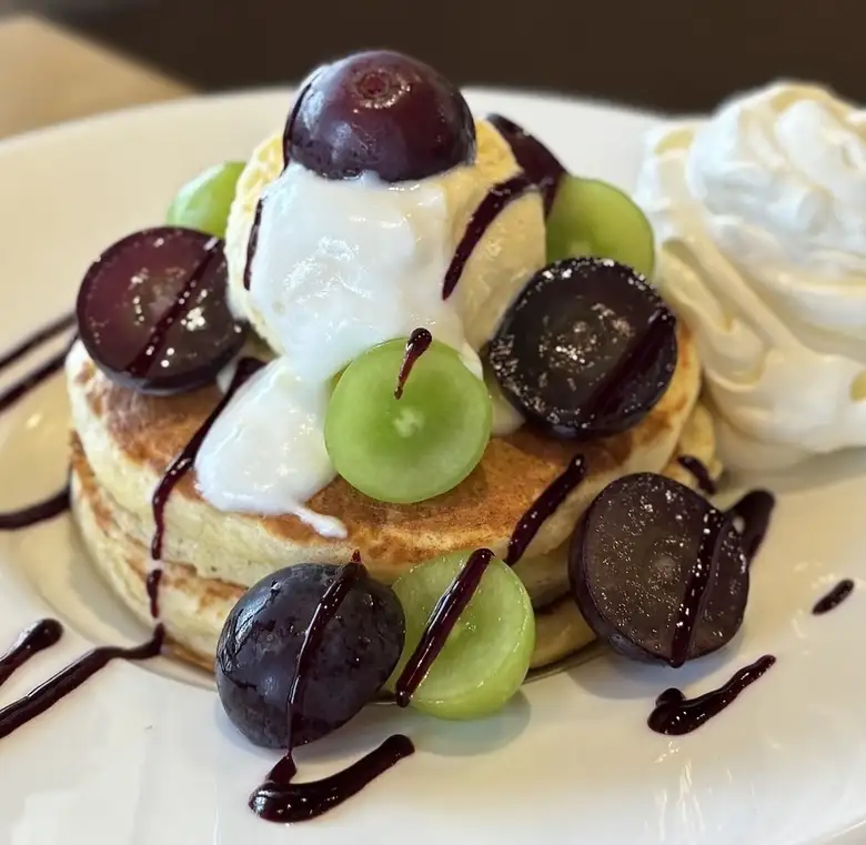 ブドウのパンケーキ