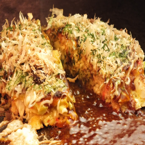【Okonomiyaki with Original Blend】