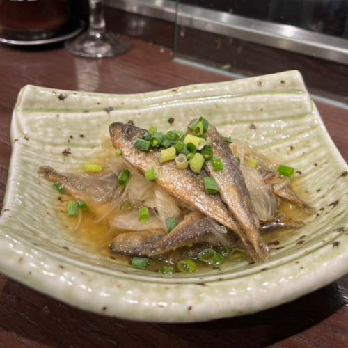 Small horse mackerel pickled in Nanban