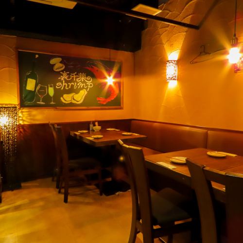 ご宴会に使いやすいテーブル席