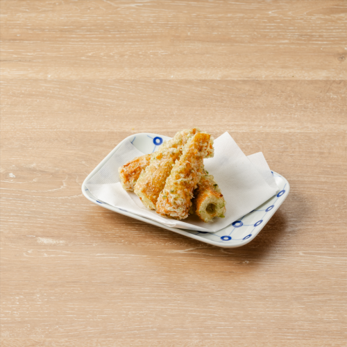 Deep-fried chikuwa with seaweed