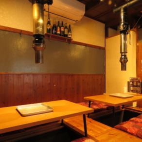 On the left side of the 2nd floor, there is a digging seat that can accommodate 2 to 8 people.How about with your family ♪