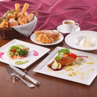 【アニバーサリーセット】全5品 焼き立てパン食べ放題付き!3,278円(税込)~