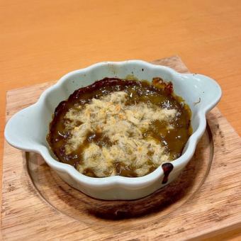 Grilled snow crab with miso (with Hokkaido crab meat)