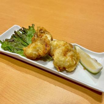 4份北海道扇貝天婦羅佐塔塔醬