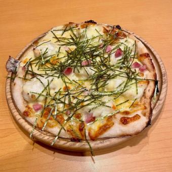 ベーコンとポテサラの照りマヨピザ