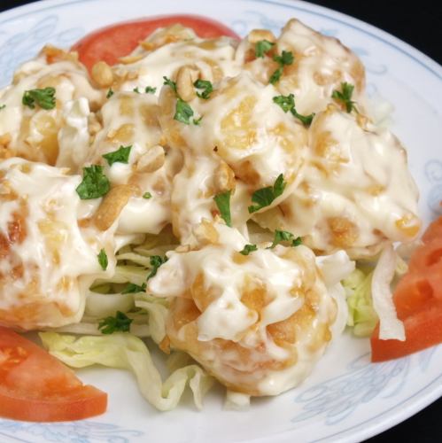 Shrimp with Special Mayonnaise Sauce