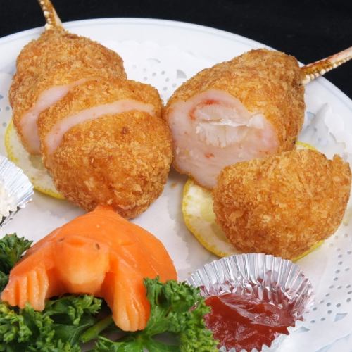 Fried crab claws wrapped in shrimp surimi (2 pieces)