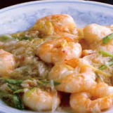 Stir-fried shrimp and crab meat