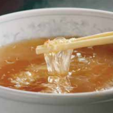 Shark fin soup with crab meat