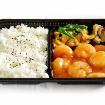 エビチリ弁当