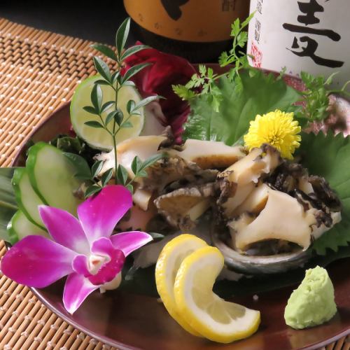 アワビのお造り