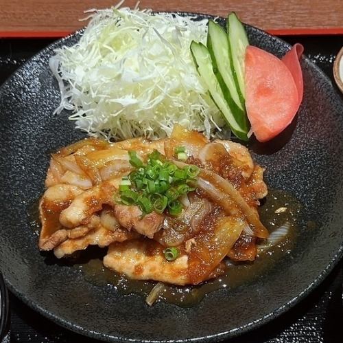 生姜焼き定食