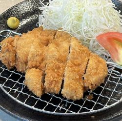 地鶏チキンカツ定食