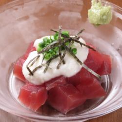 マグロの山かけ