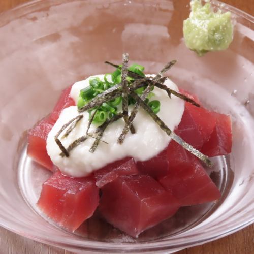 マグロの山かけ