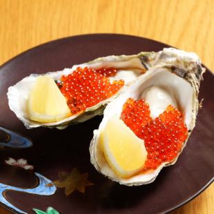 生牡蠣いくら