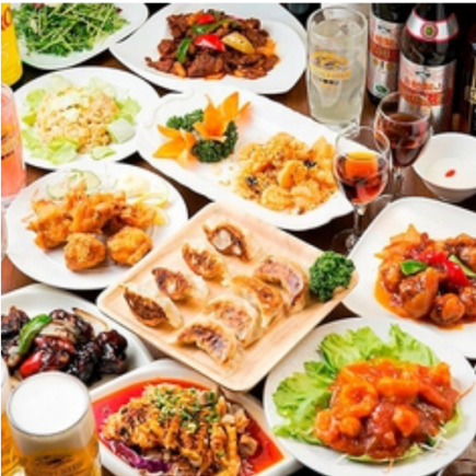 ◆お料理のみBコース◆人気メニュー含む【全10品】※＋1650円(税込)で2H飲み放題に変更可♪