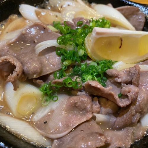 豚タンネギ塩焼き