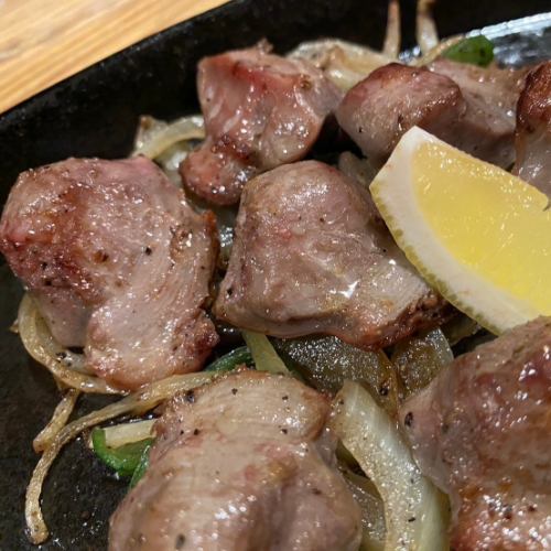 ズリの鉄板焼き