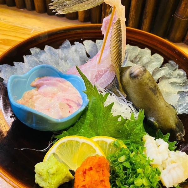 《鮮度バツグン》カワハギ造り