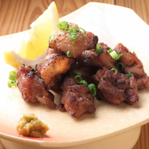Thick and delicious: Grilled pork shoulder with miso sauce