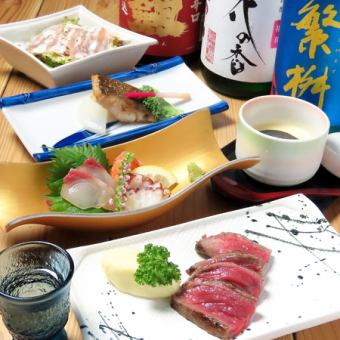 [Weekday-only Chef's Choice Course (Sun-Thu)] 120-minute all-you-can-drink (draft beer included)! 7 dishes 4000 yen (tax included)