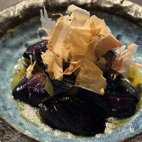 Deep-fried eggplant soaked