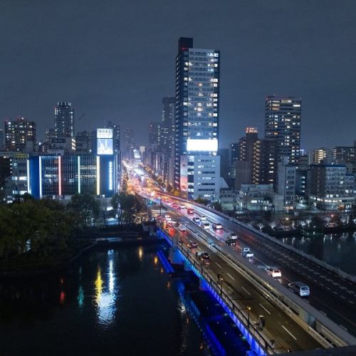 天満橋のパノラマ夜景