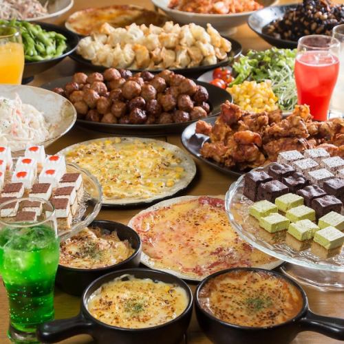 ランチの食べ放題が人気！