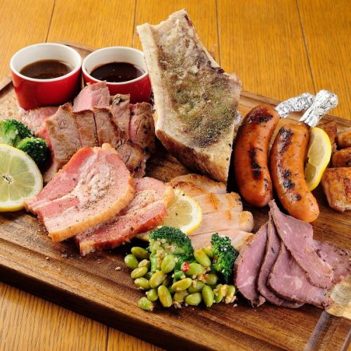 宴のおすすめお肉盛り合わせプレート