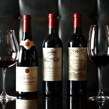 厳選されたワインもぜひ