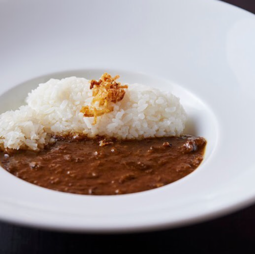 和牛すじ肉の煮込みカレー