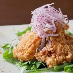 国産地鶏の唐揚げ 特製ソース