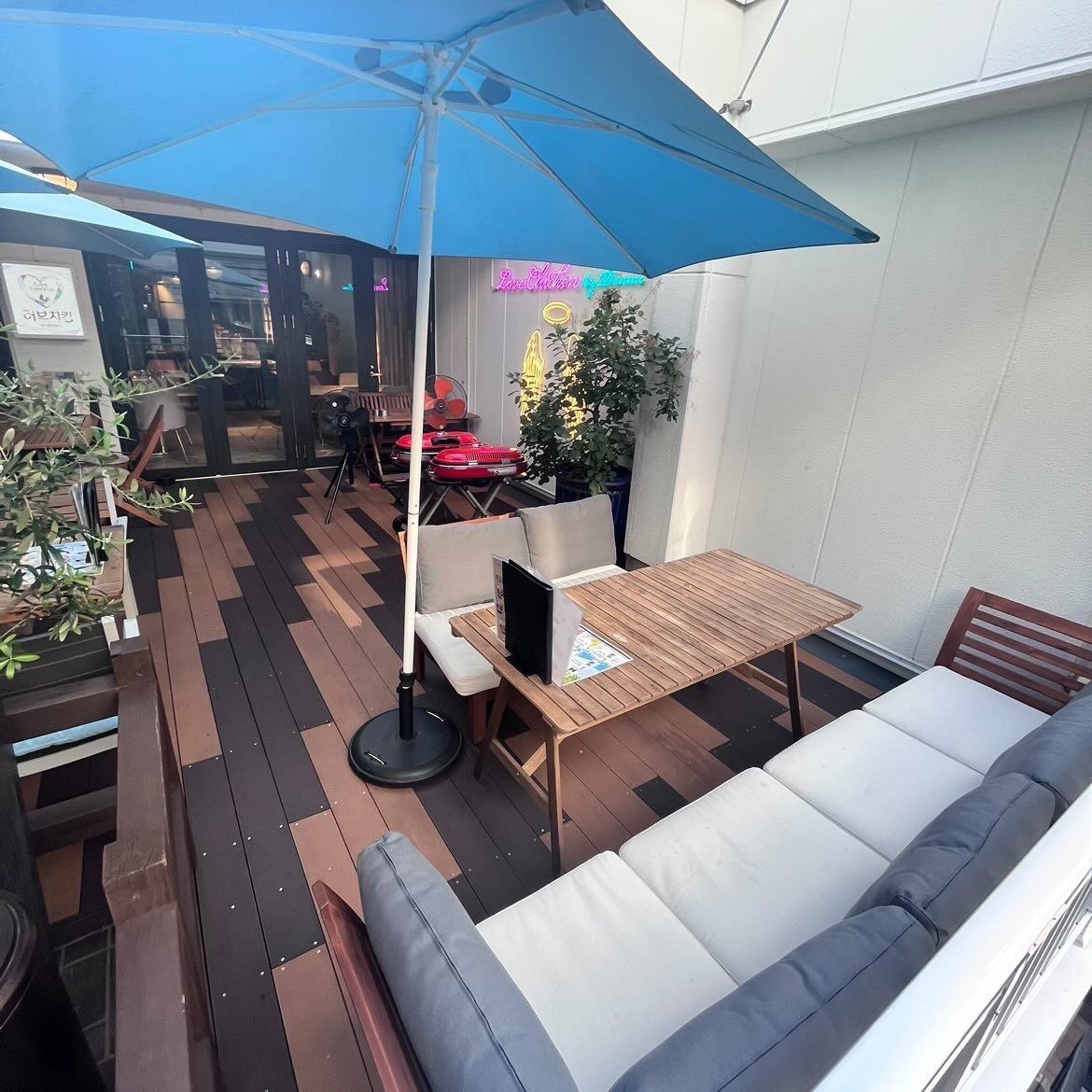 Up to 30 people ◎ Spacious terrace seating x BBQ with authentic Korean food!