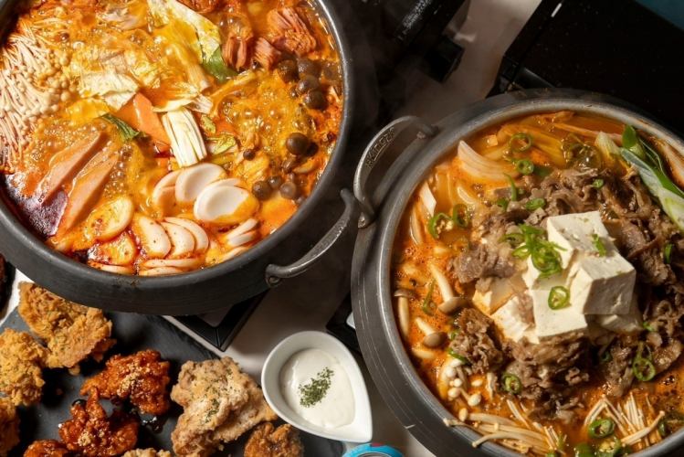 【歓送迎会】★14品付き選べる鍋特選コース!キムチorトッポギorプデチゲ★