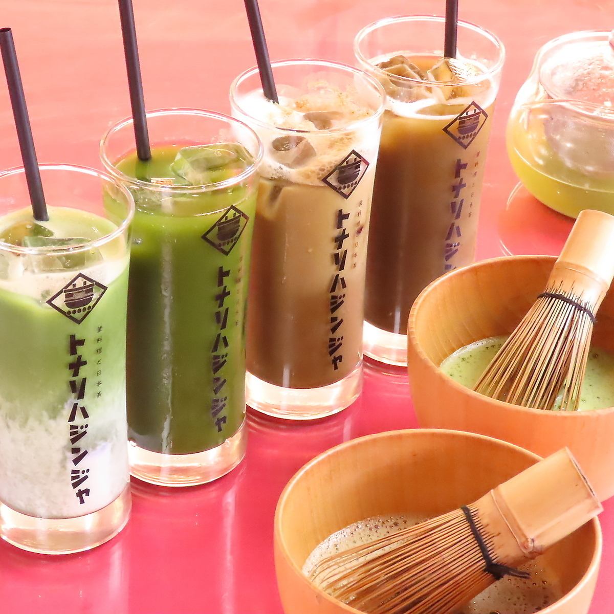 日本茶のアルコールやソフドリ、フルーツたっぷり果実酒など多数