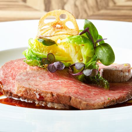 Lido Tokyoランチフルコース＋乾杯スパークリングワイン（カフェフリー15時まで可