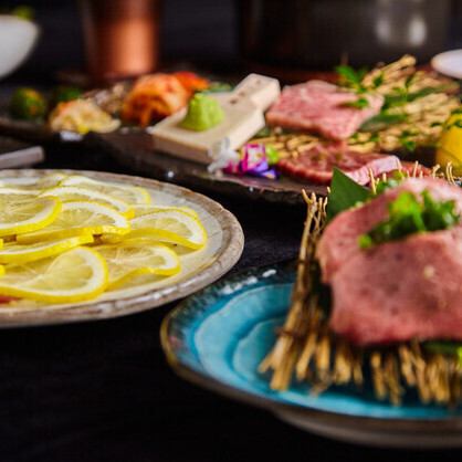 名物「スーパーネギタン塩」「サーロイン焼きしゃぶ」をご堪能♪