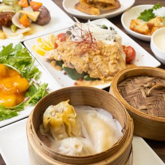 [Spring Banquet] "Banquet Course" with our signature dim sum and 2-hour all-you-can-drink 7 dishes total 5,400 yen ⇒ 4,400 yen with coupon