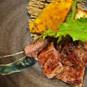 本日の銘柄地鶏もも炭火焼き