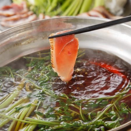 <3/2迄>《個室確約》【厳選(鍋)コース】全10品 2時間飲み放題付5830円⇒5300円(税込)