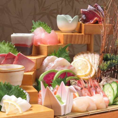 Assorted 10 kinds of sashimi