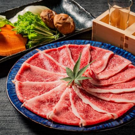 Shabu-shabu or Sukiyaki course with 2.5 hours of all-you-can-drink for 5,000 yen (9 dishes) ◎For 2 to 60 people◎