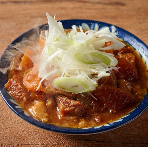 Beef tendon stew with Saikyo miso