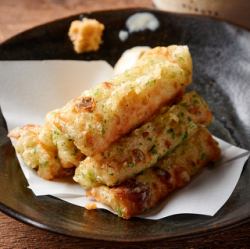 Isobe fried fish sausage