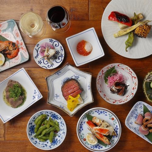 A number of discerning sake dishes with a focus on Japanese cuisine.Please enjoy it as a platter or as a single item.