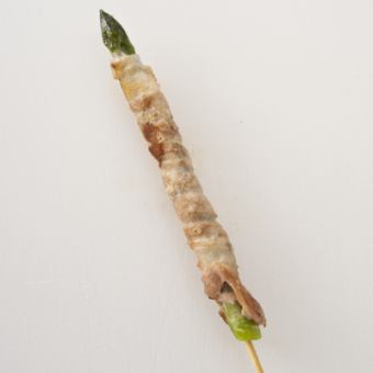 Asparagus skewers