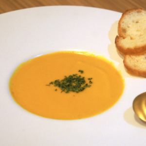 Rich Hokkaido pumpkin potage