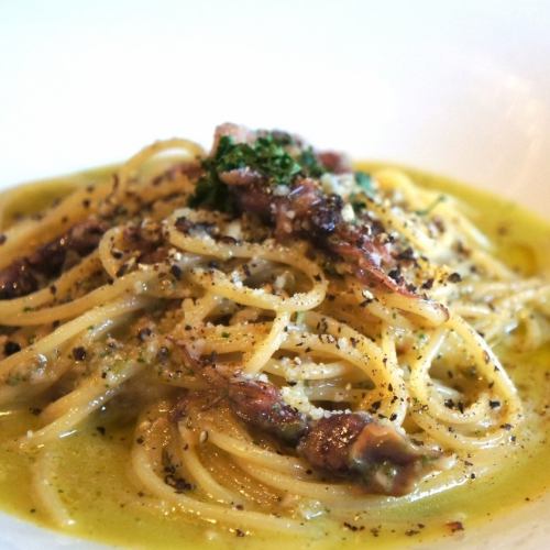 ホタルイカとクレソンのジェノベーゼ